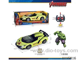 27MHz 1:16 4ch rc car with light not included battery
