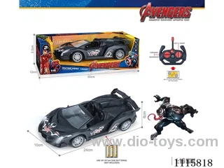 27MHz 1:16 4ch rc car with light not included battery