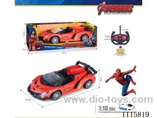 27MHz 1:16 4ch rc car with light included battery