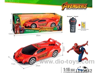27MHz 1:16 2ch rc car included battery