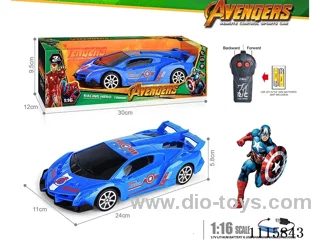 27MHz 1:16 2ch rc car included battery