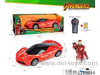 27MHz 1:16 2ch rc car included battery
