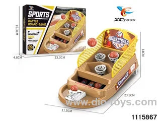 basketball game toys with 3pcs ball