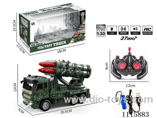 1:30 6ch rc car W L/M included battery