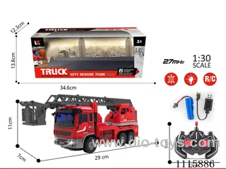 1:30 6ch rc car W L/M included battery