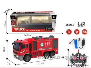1:30 6ch rc car W L/M included battery