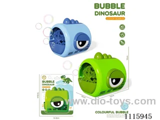 Dinosaur electric bubble machine