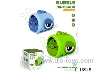 Dinosaur electric bubble machine