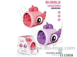 Unicorn electric bubble machine