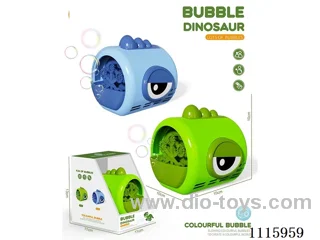 Dinosaur electric bubble machine