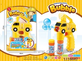 Construction car bubble gun - Transport vehicle can be mixed with three