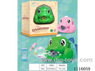 Dinosaur electric bubble camera