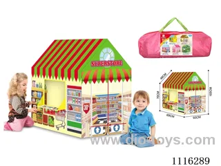 Supermarket tent house