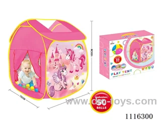 Catone Unicorn Play House with 50 5.5CM ocean balls