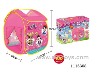 Surprise Doll Playhouse with 100 5.5CM ocean balls