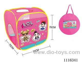 Surprise doll play house tent