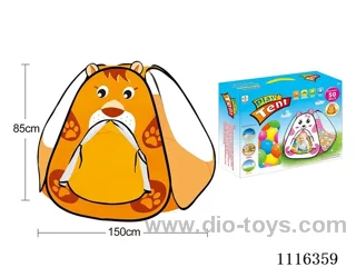 Cartoon Lion 6 tents with 50 6CM ocean balls