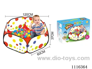 1.2m children's ball pool +50 6CM ocean balls