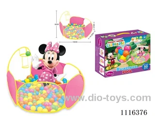 100CM Disney basketball pool with 50 6cm ocean balls
