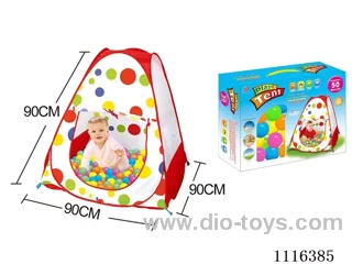 90CM children's tent +50 6CM ocean balls