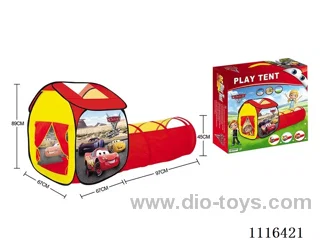 Two-in-one Cars Game House composite tunnel crawler