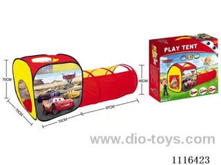 Two-in-one Cars Game House composite tunnel crawler
