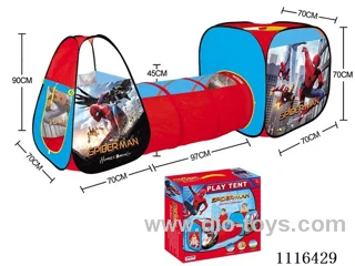 3-in-1 Spider-Man tent Compound Tunnel Tube game House