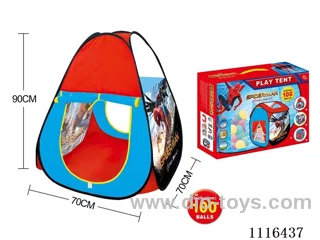 Spider-man tent with 100 ocean balls
