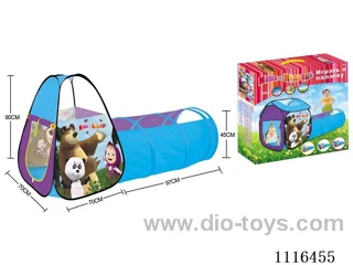 Two-in-one Martha and bear tent compound tunnel crawler