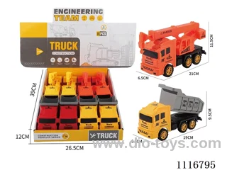 Inertia two engineering vehicles /8PCS
