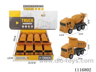 Inertia two engineering vehicles /8PCS