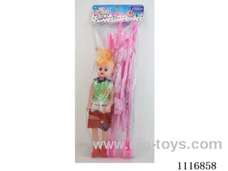 55CM plastic trolley with 18-inch straight foot doll