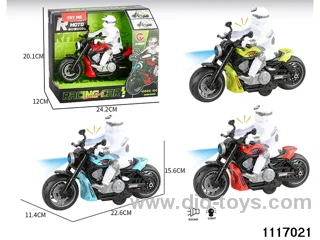 inertial motorbike With light and sound