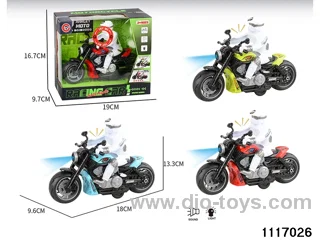 inertial motorbike With light and sound