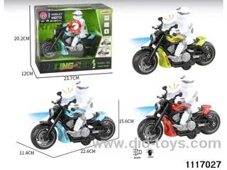 inertial motorbike With light and sound