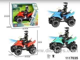 inertial motorbike With light and sound