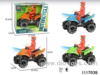 inertial motorbike With light and sound