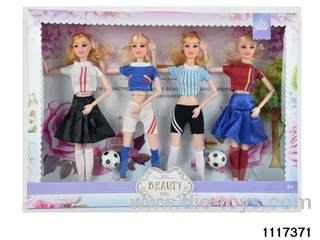 11.5 inch 9 jointed doll set