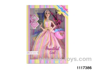 11.5 inch 9 jointed doll set