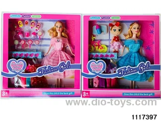 11.5 inch doll set(random mixed)