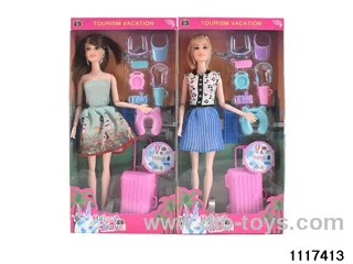 11.5 inch 12 jointed doll set