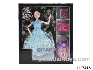 11.5 inch 9 jointed doll set