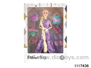 11.5 inch 9 jointed doll set