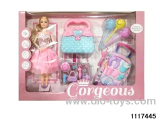 11.5 inch 9 jointed doll set