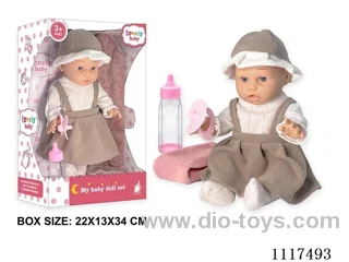 12 "vinyl doll with accessories