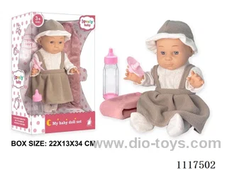 12 "vinyl doll with accessories