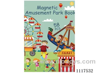 Amusement park magnet puzzle