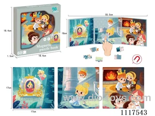 Cinderella three fold book puzzle