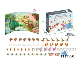 Quantitative cognitive magnet puzzle