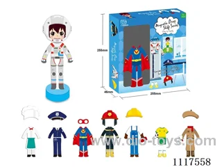 The boy changed into a magnet